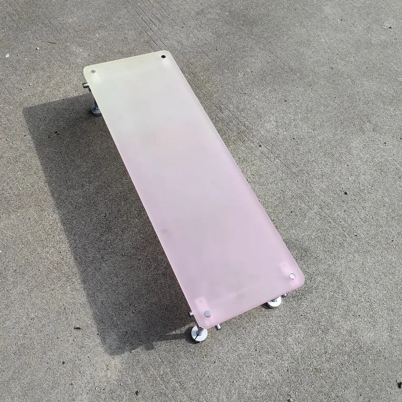 ‌Aesthetic Pink Gradient Acryl - Desk Setup With Laptop And Monitor 评论和价格