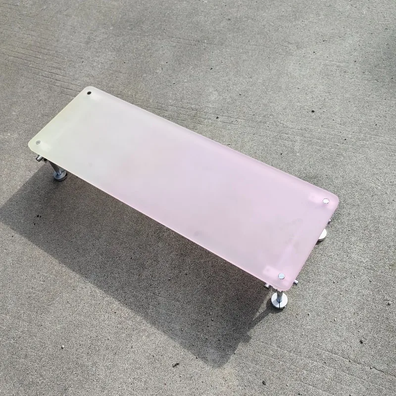 ‌Aesthetic Pink Gradient Acryl - Desk Setup With Laptop And Monitor 评论和价格