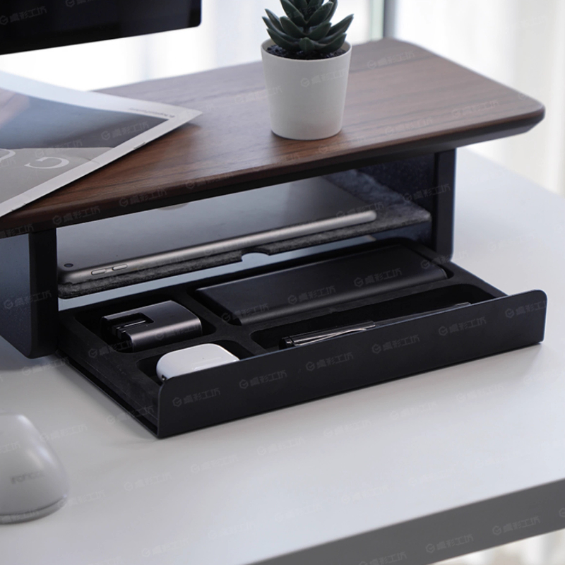 Monitor Stand Riser Storage Dr - Desk Setup Accessories 评论和价格