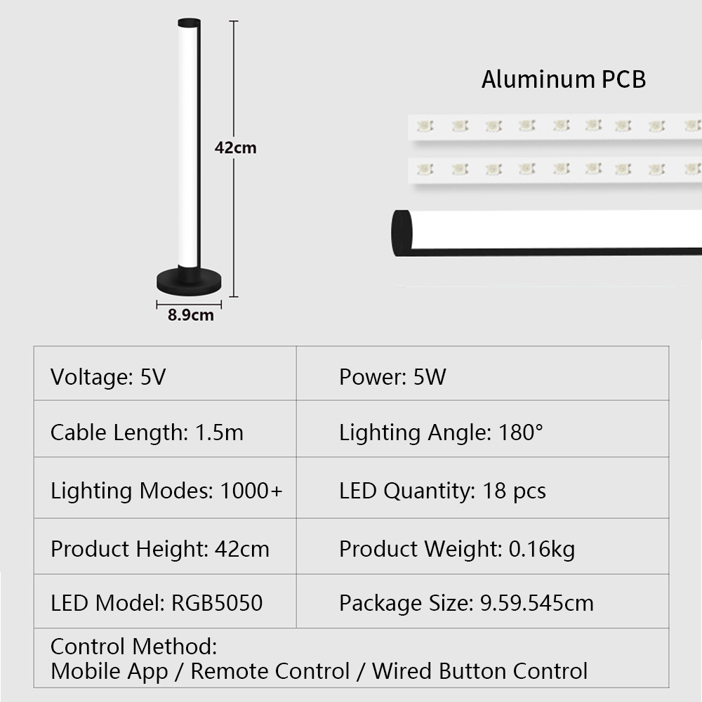 Music Rhythm RGB Ambient Light - Ambient Light Bar Usb 评论和价格