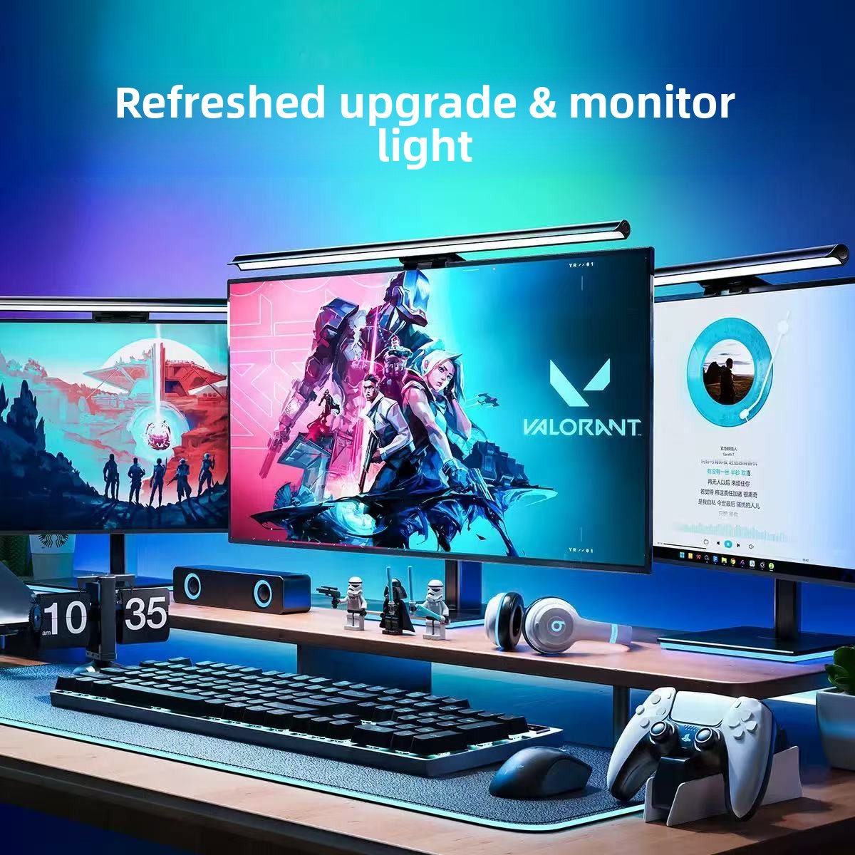 RGB Touch-Control Monitor Ligh - Ambient Light Bar Usb 评论和价格