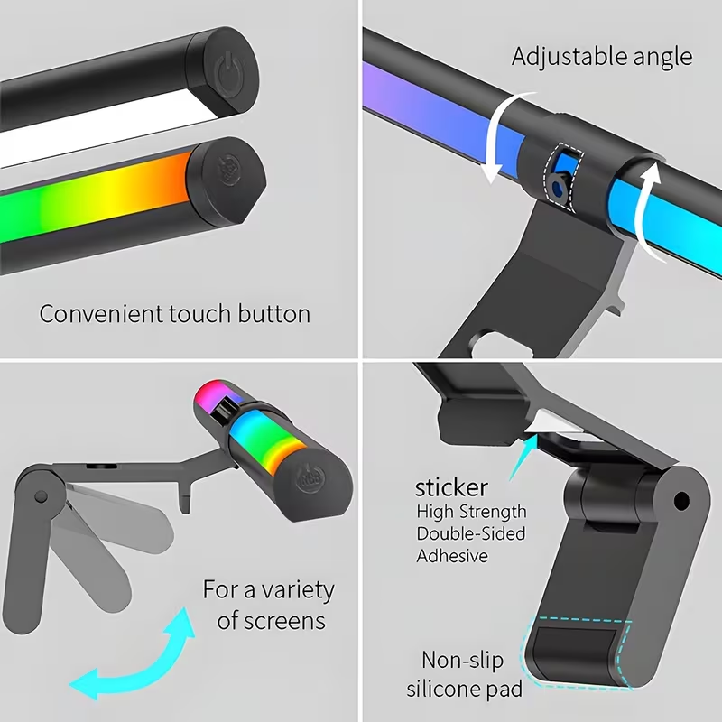 Monitor Light Bar RGB Lightbar - Desk Setup Accessories 评论和价格