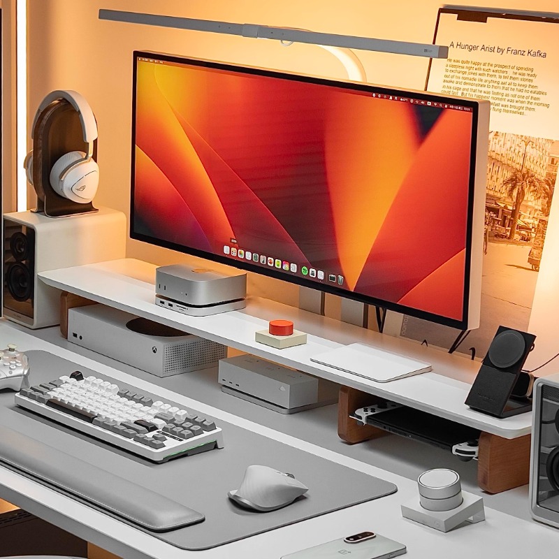 Modern Monitor Riser Stand Erg - Desk Setup With Laptop And Monitor 评论和价格