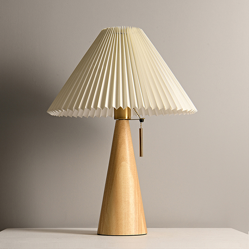 Retro Solid Wood Table Lamp No - Desk Setup Vintage 评论和价格