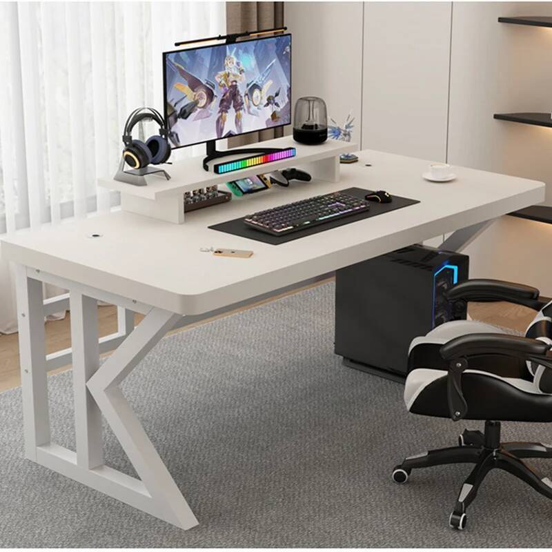 Shaped L Gaming Desk Table Pli - Desk Setup With Laptop And Monitor 评论和价格