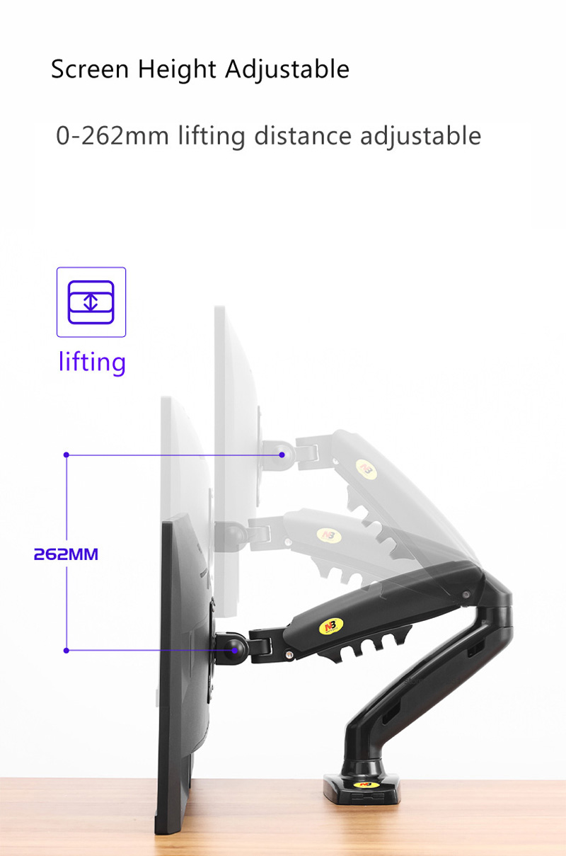 NEW NB F80 17-30' Desktop LED  - Dual Monitor Desk Setup 评论和价格
