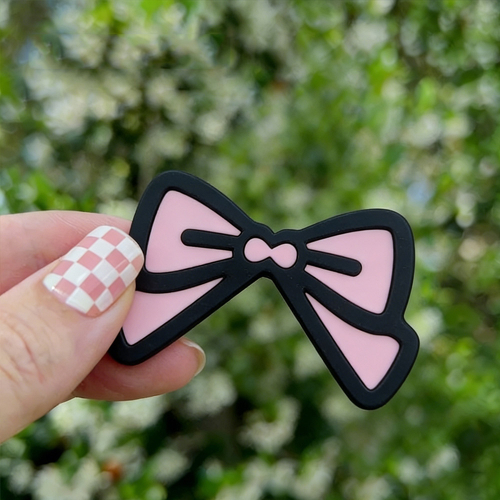 Cute Pink Bow Monitor Decor Ka - Desk Setup With Laptop And Monitor 评论和价格