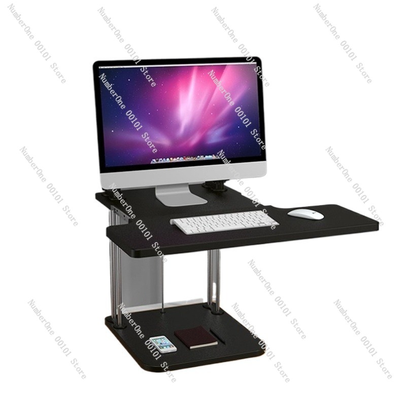 Height-Adjustable Standing Des - Desk Setup With Laptop And Monitor 评论和价格