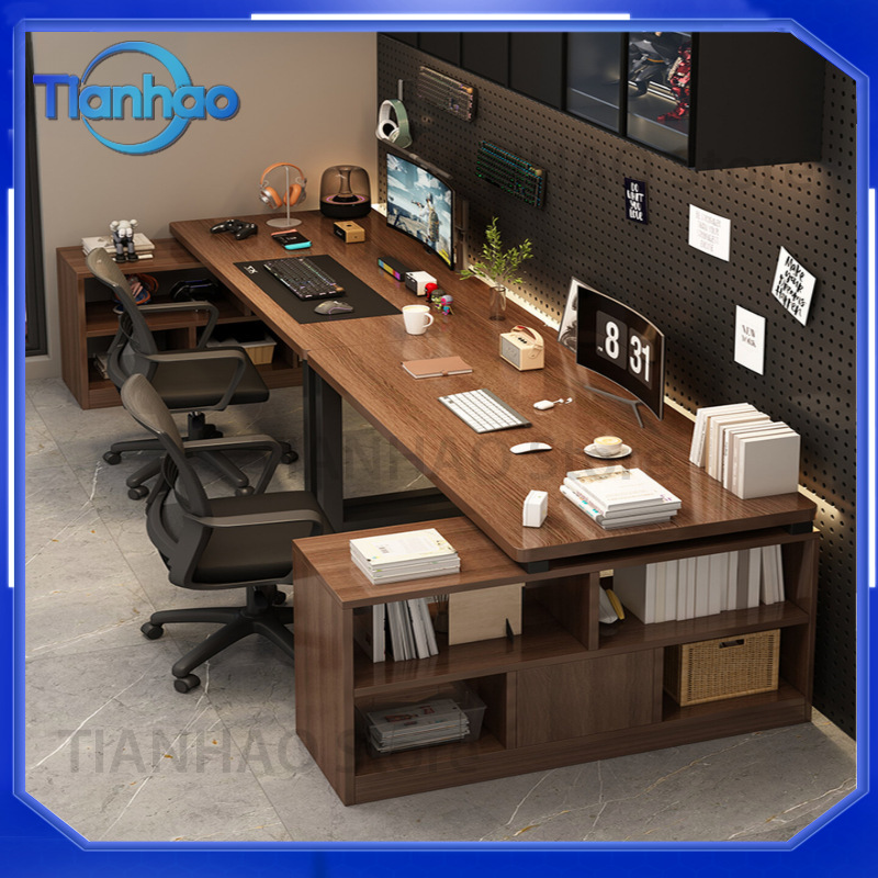 L Shaped Gaming Desk with Book - Dual Monitor Desk Setup 评论和价格