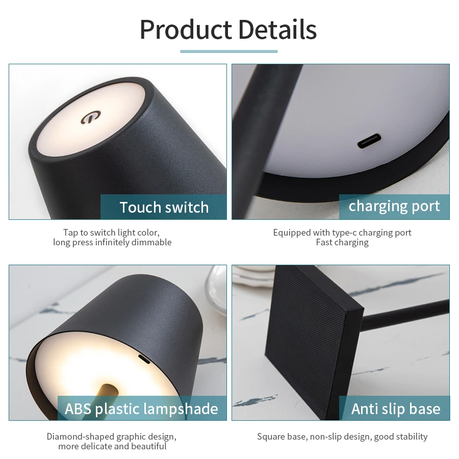 LED Desk Lamp Usb Rechargeable - Ambient Light Bar Usb 评论和价格