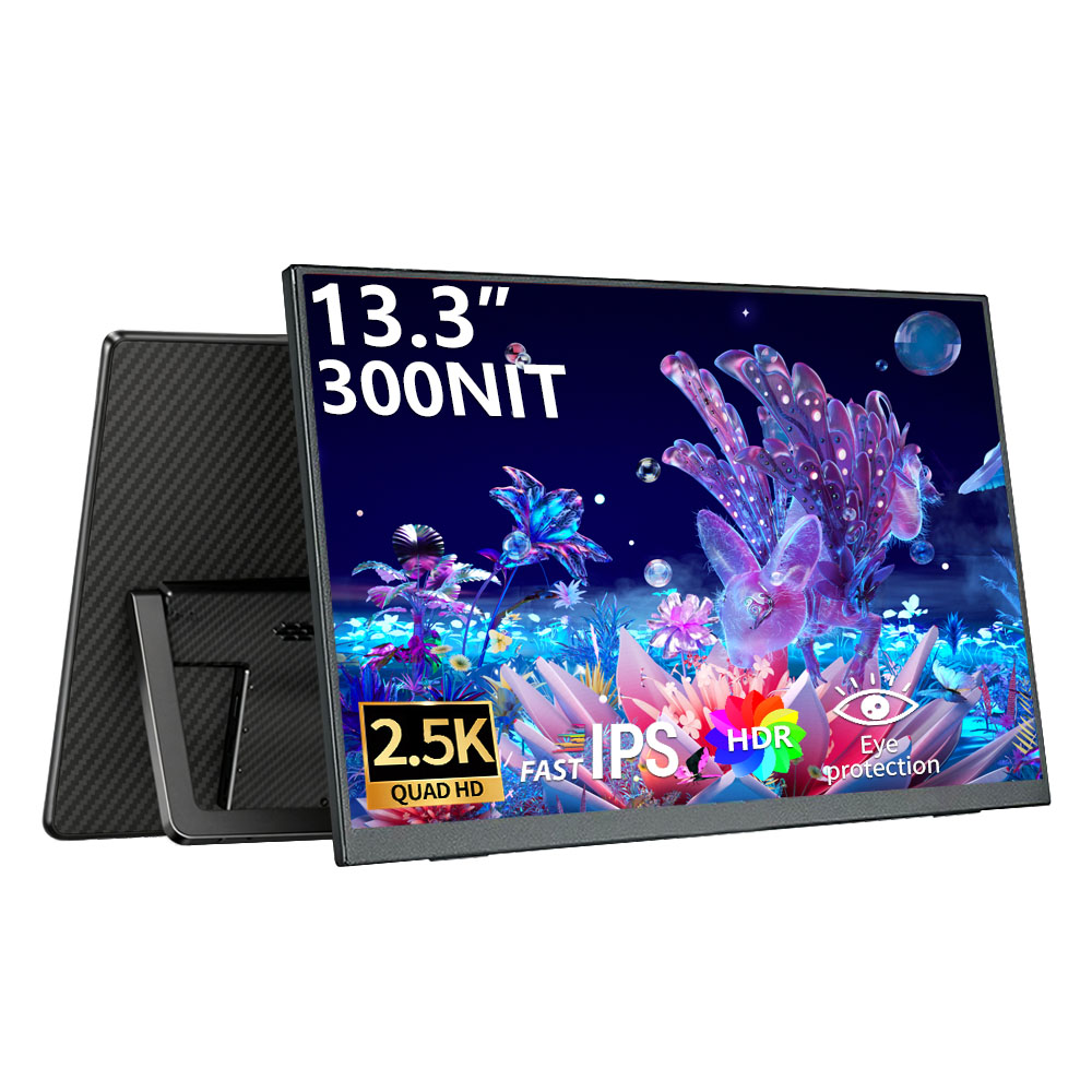 MAFNKOU 13.3-Inch 2.5k Portabl - Dual Monitor Desk Setup 评论和价格