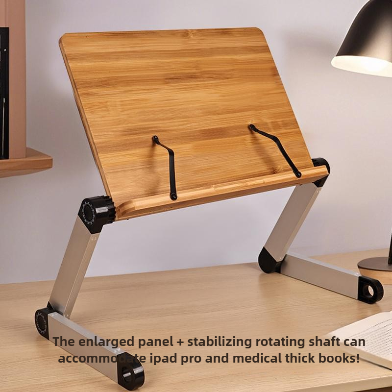 Adjustable Bamboo Bed Desk Fol - Desk Setup With Ipad 评论和价格