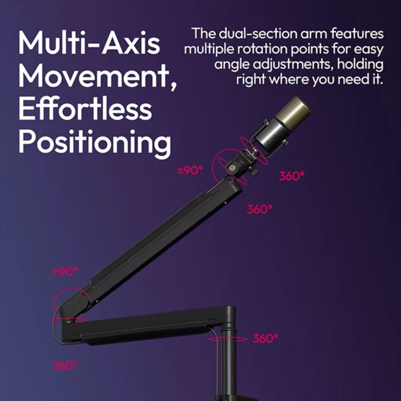Super Sale ZJ05 Adjustable Mic - Desk Setup Streaming 评论和价格