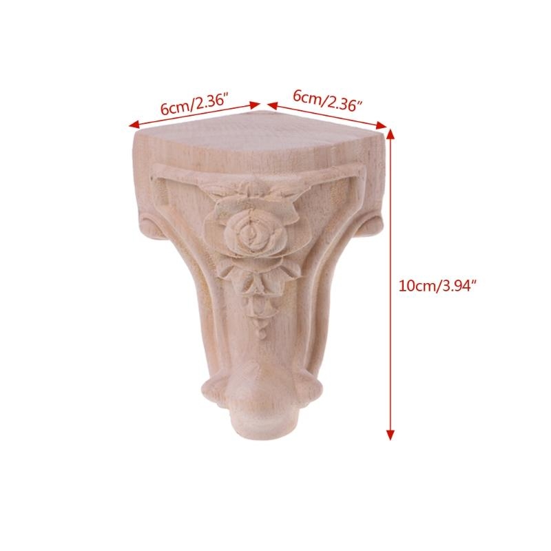 4Pcs Wooden Carved Furniture L - Desk Setup Vintage 评论和价格