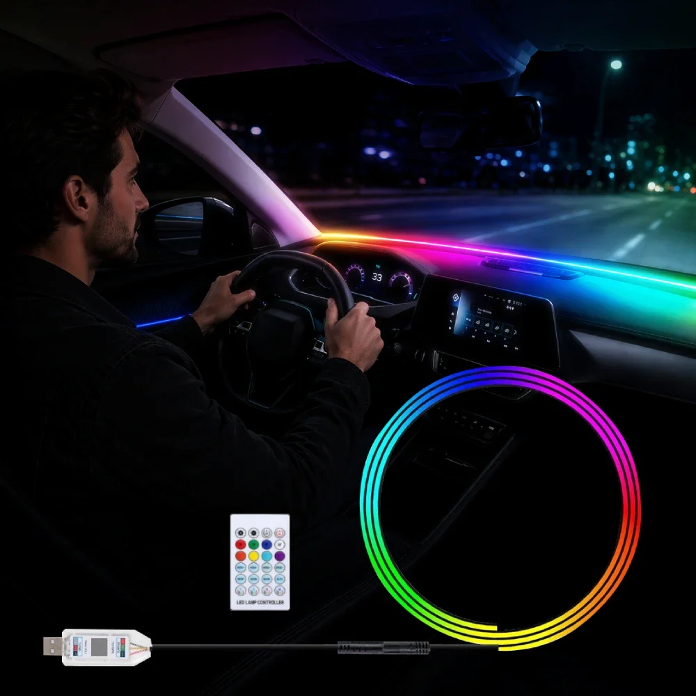 Car Windshield Ambient Light S - Ambient Light Bar Usb 评论和价格