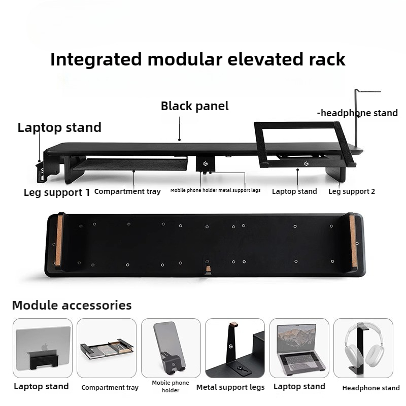 Modular Monitor Riser Stand Er - Desk Setup With Laptop And Monitor 评论和价格