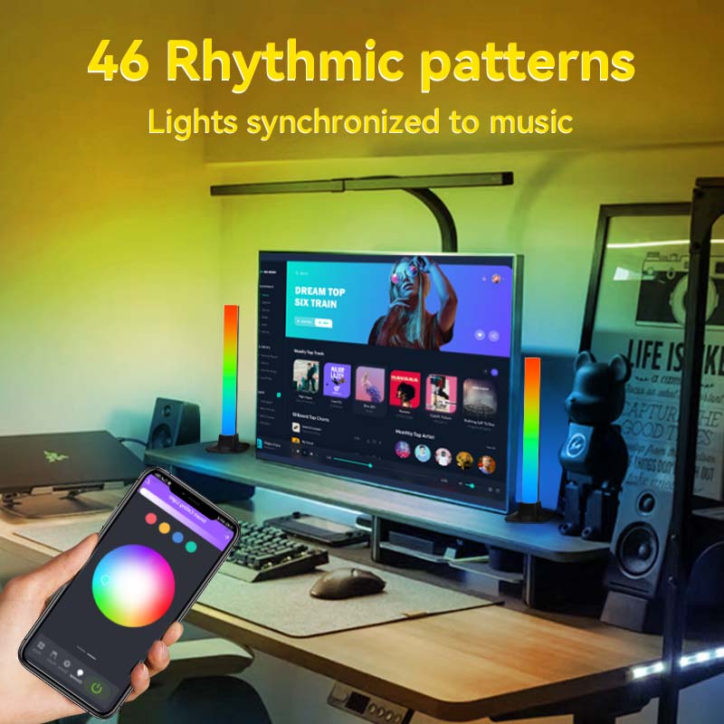 LED Desktop Smart RGB Light Ba - Ambient Light Bar Usb 评论和价格