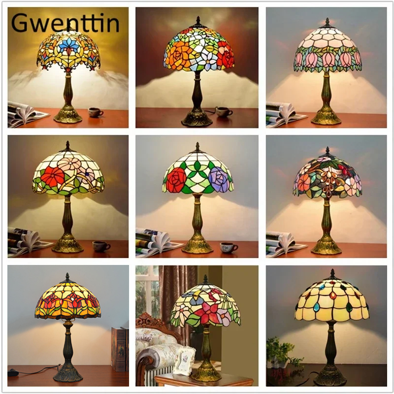 Vintage Tiffany Table Lamps Me - Desk Setup Vintage 评论和价格