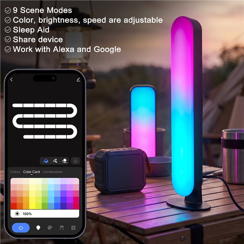 AB46-RGB Pickup Light Ambient  - Ambient Light Bar Usb 评论和价格