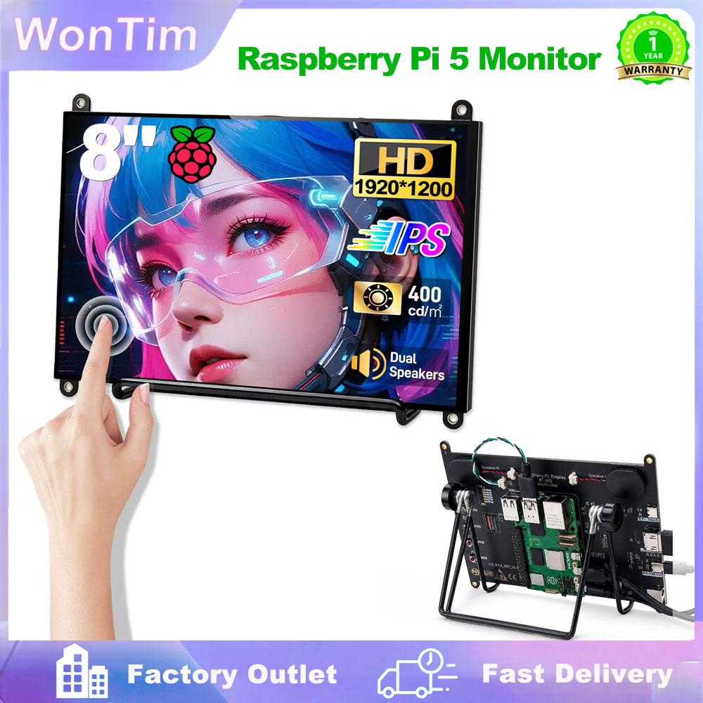WonTim 8' Touchscreen Monitor  - Dual Monitor Desk Setup 评论和价格