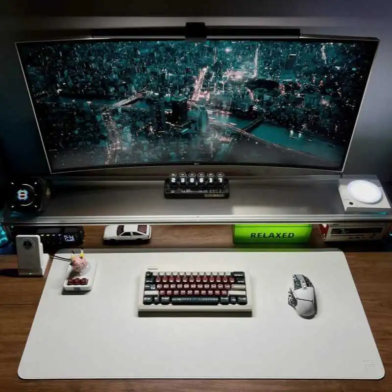 Aluminum Monitor Stand Acrylic - Desk Setup With Laptop And Monitor 评论和价格
