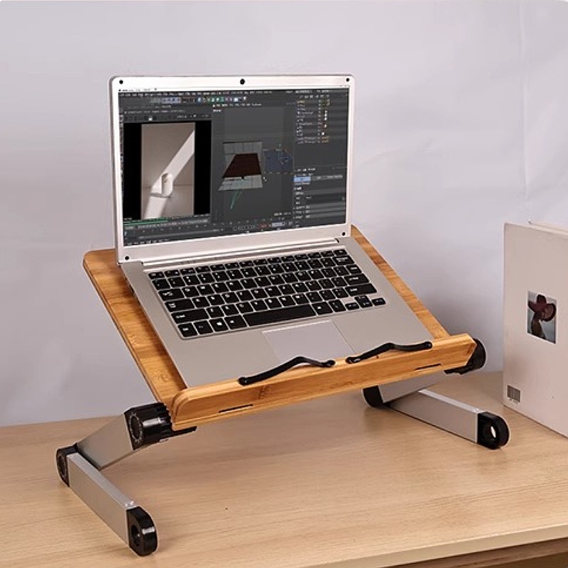 Bamboo Adjustable Bed Desk Lap - Desk Setup With Ipad 评论和价格