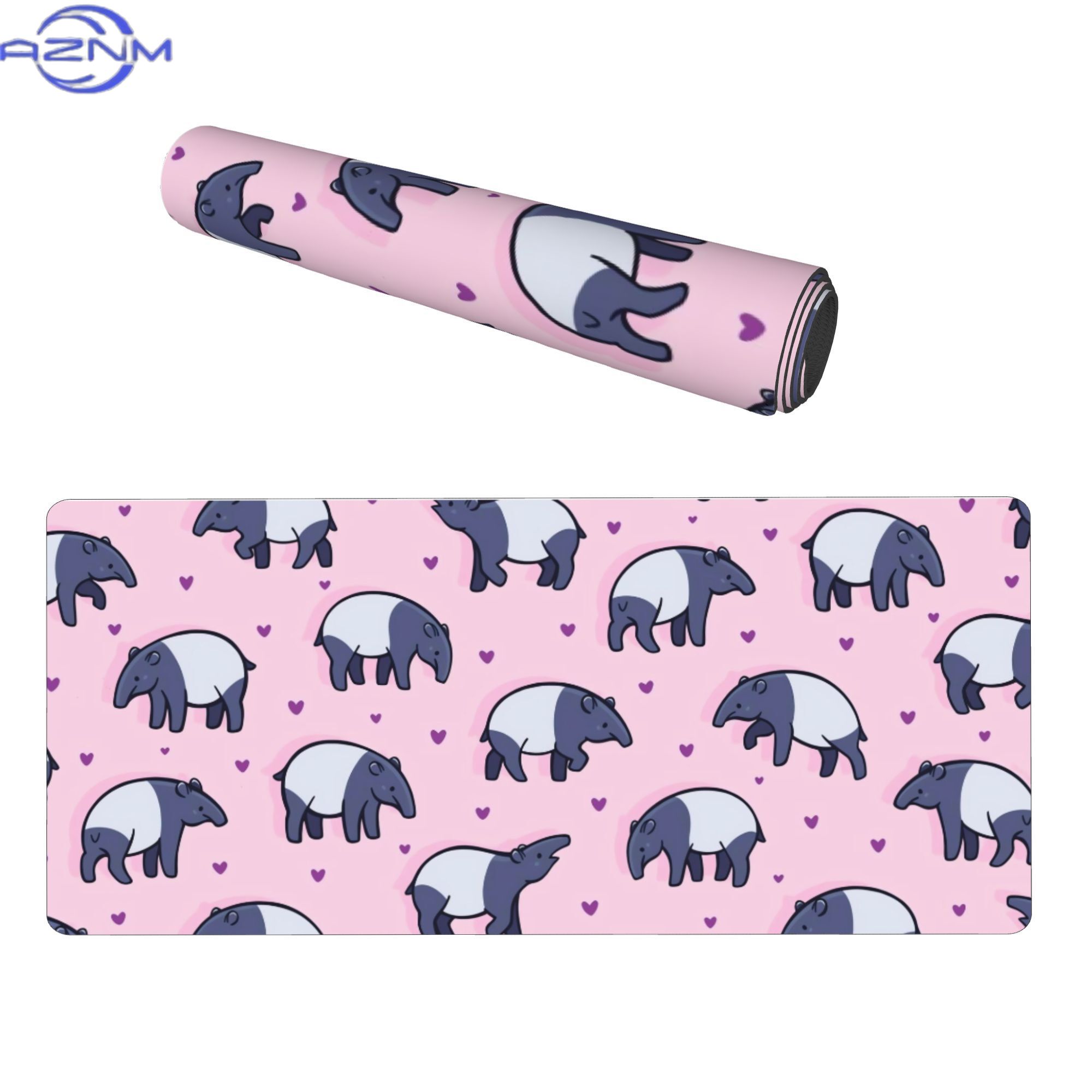 Tiny Tapirs Large Desk Mat for - Desk Setup Streaming 评论和价格